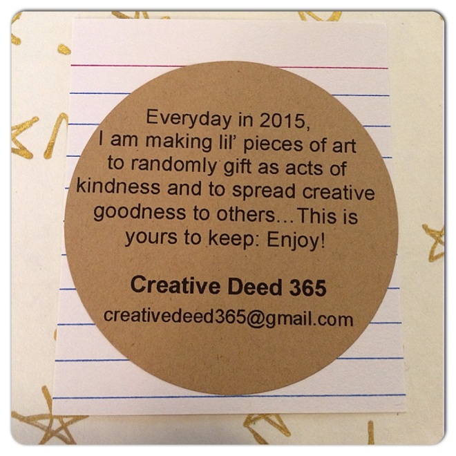 Creative Deed 365 | Creativity in Motion